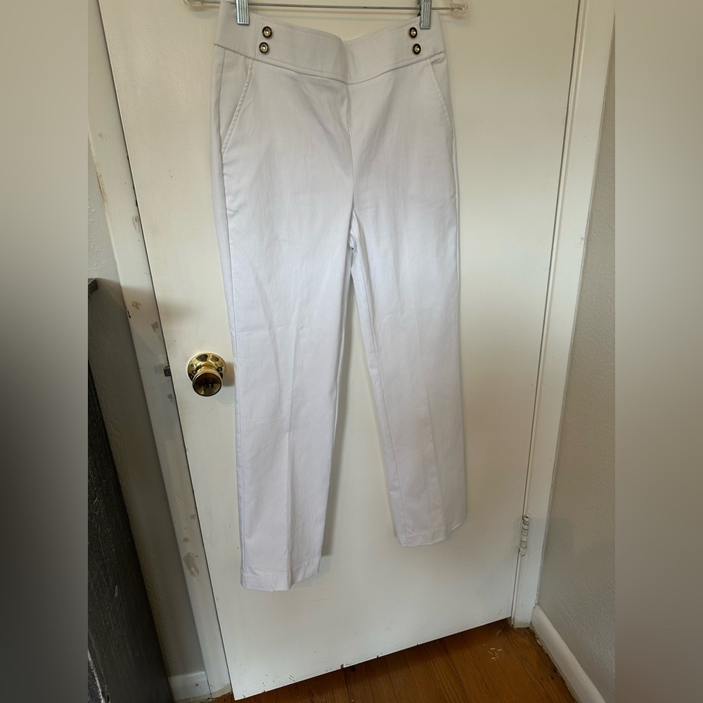 Elegant White Women's Pants